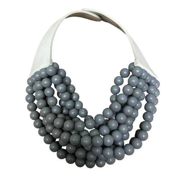 Fairchild Baldwin Jewelry - Fairchild Baldwin Gray Beaded Bella Necklace